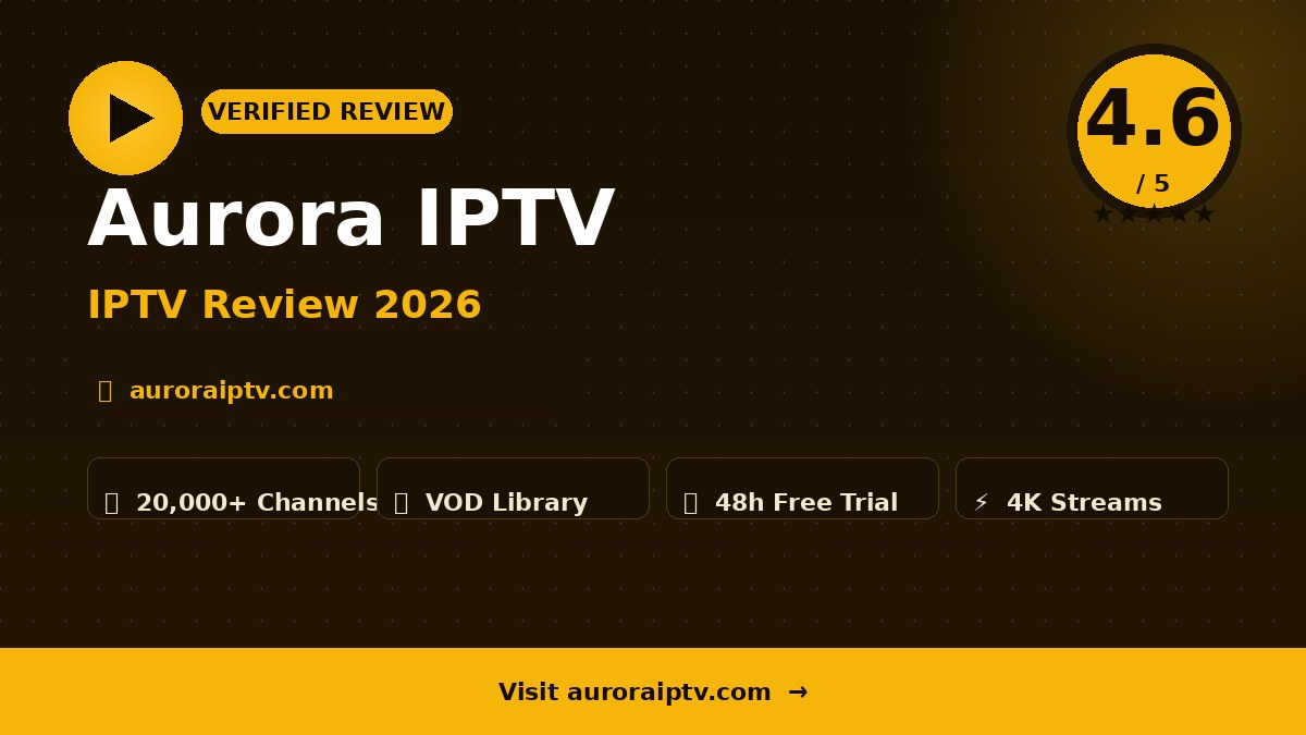 Aurora IPTV Review 2026