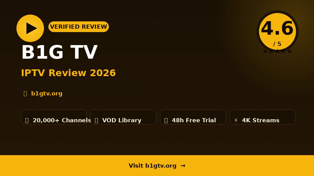 B1G TV Review 2026
