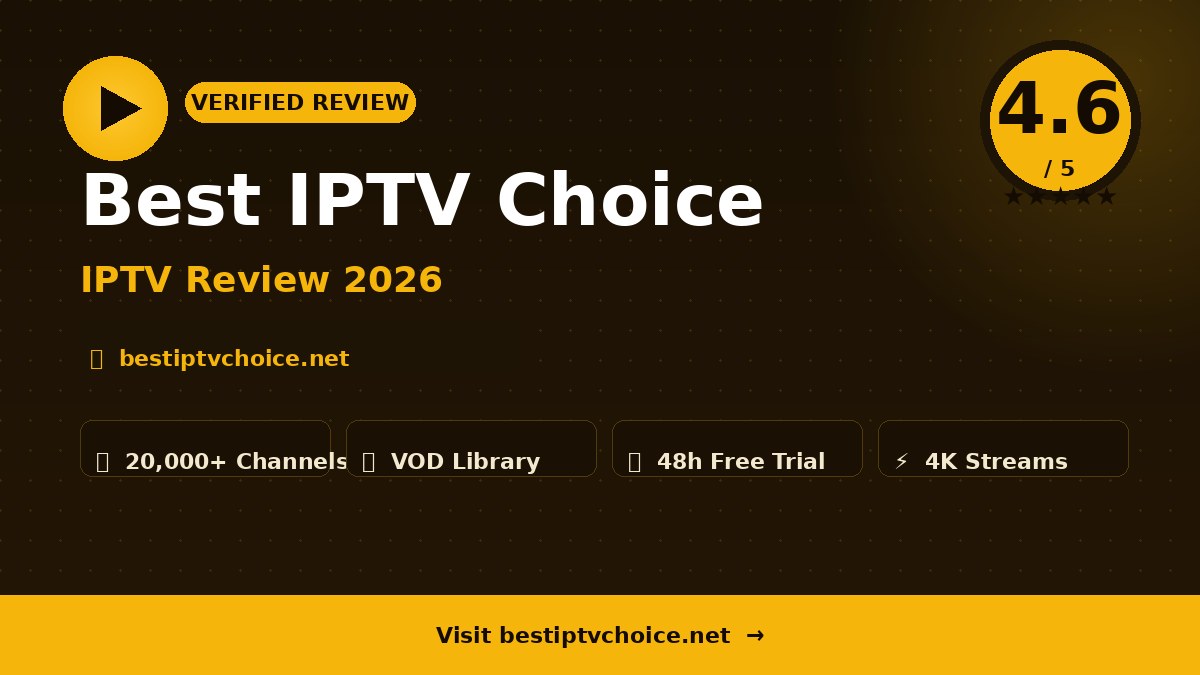 Best IPTV Choice Review 2026