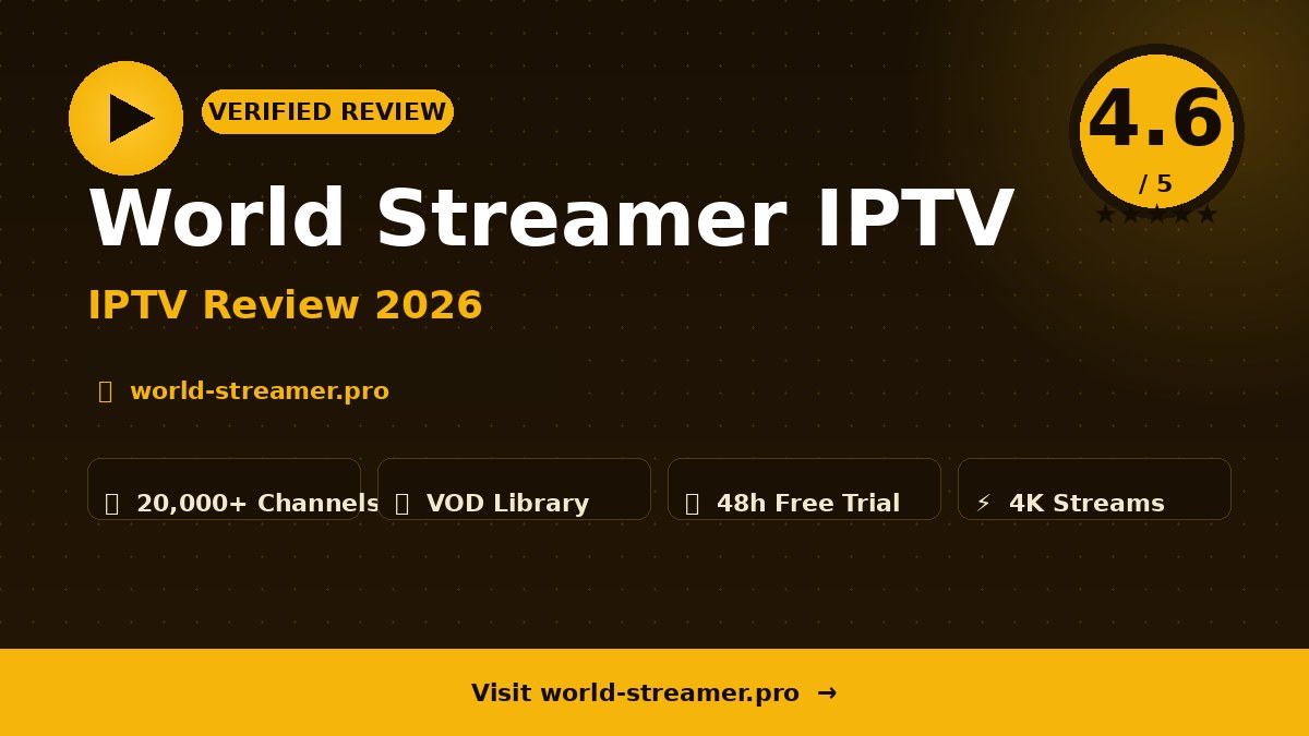 World Streamer IPTV Review 2026